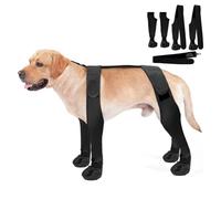 Dog Winter Shoes - Puppy Paw Protectors No Slip Waterproof Boots | Adjustable Pet Boots, Durable Dog Protection Hot Roads in Cold Weather Jo