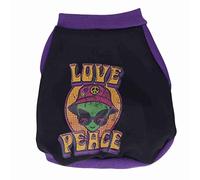 Dog Winter Sweaters, Pullover Warm Cartoon Alien Color Block Breathable Soft Nylon Pet Clothes, Fall and Winter Season (XL)
