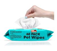 Dog Wipes All Purpose Cleaning Pet Wipes for Dogs Cats Puppies Alcohol Free (1 Pack of 60 Wipes)