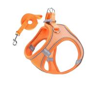 Dog Wire Harness, Escape Proof for Medium Pets, Reflective Straps with Breathable Fabric, Non-Escape Puppies and Kitten Wire Harness, Adjustable Fit for Hiking Camp Veterinarian