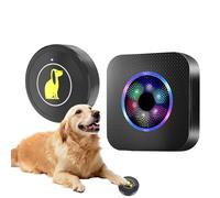 Dog - Wireless Smart Pet | Waterproof Touch Button Doorbeĺl | 55 Polyphonic Ringtones, 5 Volume Levels, Long Range For Indoor Outdoor Potty Training, Backyard & Apartment Use