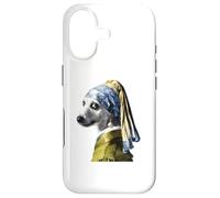 Dog With A Pearl Earring Funny Art Dog Case for iPhone 17