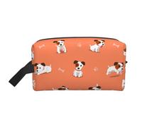 Dog with Big Bones Print Makeup Bag,Travel Toiletry Bag Organizer Cute Makeup Accessories Storage Bag