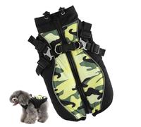 Dog with Harness - Pet Jacket Size S M L Polyester Cotton | Winter Coat with Waterproof Reflective Strip, Outdoor Walking Training -