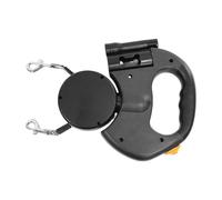 Dog with Light - Retractable Double Rope, Multifunctional Telescopic Lead, Non-slip Handle, Durable, Wear-resistant Training Gear | Pet For Outdoor Hiking, Travel, Walking Ho