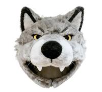 Dog Wolf Hat, Wolf Inspired, Plush + Cotton + Polyester, Pet Headgear, Pet Headwear, Cute And Funny, For Cat, Kitten, Dog, Puppy, Home Travel Outside Night Daily