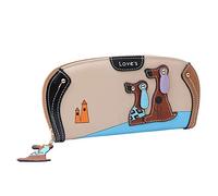 Dog Women Wallets Comic Wallet Designer Famous Women Bags Brand Purse Wallet Men's Large Passport, khaki, standard size