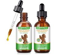 Dog Worming Drops Dog Herbal Digestive Drops with Prebiotics & Enzymes 2PCS