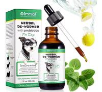 Dog Worming Drops with Probiotics 60ml, 100% Natural Support for Digestive & Immune Health, Easy to Absorb