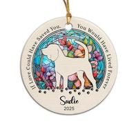 Dog You Would Have Lived Forever Tree Decorations Decorative Xmas Hanging Ornament Ceramic Xmas Pendant For Holiday Office New Years