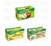 Dogadan Apple Form Mixed Herbal Lemon Turkish Tea Packs (Pack of 12)