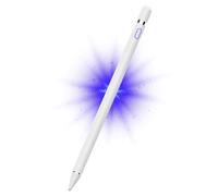 DOGAIN Active Digital Stylus Pen for Touchscreen, Stylus Pencil for Apple iPad mini/Pro/Air, Samsung, iPhone, Android and Most Phone & Tablet, 1.5mm Fine Point Rechargeable Pens - White
