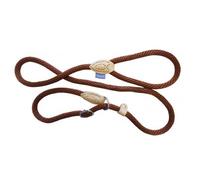 DogandCo Rope Slip Lead - Green/Tan - 150cm