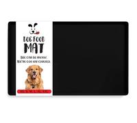 DogBuddy Dog Food Mat - Waterproof, Silicone, Non-Slip Dog Bowl Mat for Food and Water, Easy to Clean, Perfect for Medium and Large Dogs or Multiple Pets