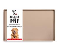 DogBuddy Waterproof Dog Bowl Mat, Silicone Pet Food Mat With Edges, Nonslip Dog Feeding Mat