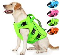 Dogcheer - Dog Life Jacket with Double Rescue Handle, Reflective Dog Harness, Life Vest for Swimming Boating, Adjustable Pet Swimming Vest, Pet Device