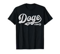 Dogecoin Doge Coin Retro Vintage Logo Crypto Currency Meme T-Shirt