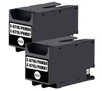 DOGEPRO T6715 C13T671500 2 Maintenance Box C13T671600, E-6716,Compatible with Epson WorkForce Pro WF-4720DWF WF-4725DWF WF-4730DTWF WF-4730DWF WF-4740DTWF WF-4740DWF F (2PACK)