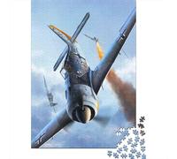 Dogfight in The Sky Jigsaw Puzzle for Adults, 1000 Pieces, 38x26cm/1000pcs, Quiet Home Activity, Weekend Downtime And Puzzle Lovers
