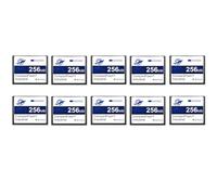 Dogfish 10 Pack 256MB Compact Flash Memory Card High Performance Industrial CF Type I Card FAT16 for Industrial Equipment and Vintage Digital Cameras
