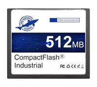 Dogfish 512MB Compact Flash Memory Card High Performance Industrial CF Type I Card FAT16 for Industrial Equipment and Vintage Digital Cameras