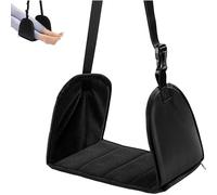 DOGGER Airplane Foot Rest Portable and Adjustable Foot Hammock,Foot Sling with Removable Support Plate for Relaxing Feet and Leg During Airplane Travel/Long Car/Train Trips/Offices