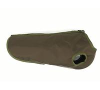 Doggie Coats Dachshund Step In Waterproof Lightweight Unlined Dog Coat Brown (15 inch)