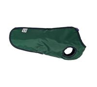 Doggie Coats Waterproof Fleece Lined Dog Raincoat, Dachshund Step In Design (Green, 18 inch)