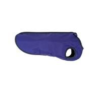 Doggie Coats Waterproof Fleece Lined Dog Raincoat, Dachshund Step In Design (Purple, 20 inch)