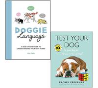Doggie Language By Lili Chin and Test Your Dog By Rachel Federman 2 Books Collection Set