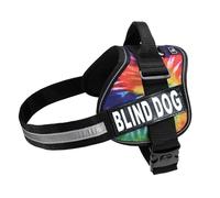 Doggie Stylz Blind Dog Harness No Pull No Escape Dog Vest for Blind Dogs Adjustable Vest with Handle Blind Dog Accessories and Patches for Training and Mobility