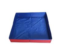 Doggie Wading Pool PVC Foldable Dog Bath Tub Square-Shaped