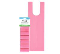 Doggie Walk Bags Large Dog Poop Bags on a Roll with Easy Tie Handles, Strong and Leak Proof Doggy Waste Bags, 72 Count, Pink Scented