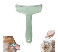 Doggocomfy Pet Comb Pro, Cat Hair Thinner, All Purpose Curved Hairs Removal Comb, Pet Hair Removal Brush For Long or Short Tangled Hairs, Prevents Knots and Mats (Green)