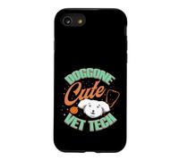 Doggone Cute Vet Tech Pun Kawaii Career Puppy Case for iPhone SE (2020) / 7/8