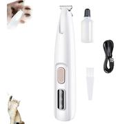 Doggy 3 in 1 Electric Dog Trimmer, Pet Micro Precision Trimmer, Multifunctional Dog & Cat Hair Shaver, Rechargeable Pet Hair Clippers for Grooming with LED Light Low Noise(1set)