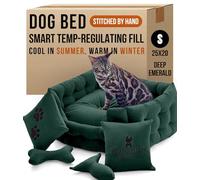 Doggy Affairs HandMade Luxury Cat Sofa with Removable Washable Cover - Premium Cat Beds for Indoor Cats, Fancy Dog Bed for Small Dogs - Non Slip Cat Couch Bed, Puppy Kitten Pet Sofa