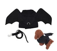 Doggy Bat Wings - Cosplay Collar Costume with Rope, Cute Furry Pet Wig for Halloween, Halloween Adjustable Harness | Adjustable Dogs Wings for Small Medium All Breeds Home Travel Easter Masquerades