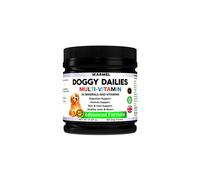 Doggy Dailies Multivitamin Vitamins Supplements For Dogs (180 Chews) Skin & Coat Heart & Brain Gut & Joint Support 24 Vitamins & Minerals puppy to