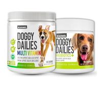 Doggy Dailies | Vitamins Supplements For Dogs | Skin & Coat | Joint Support | & | Dog Probiotics + | Bundle