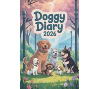 Doggy Diary 2026: A5 Week-to-View Dated & Organizer from January 2026 to December 2026. UK Edition