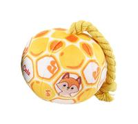 Doggy Disc Ball Large Dogs Colorful Cotton Rope Giggle Ball Interactive