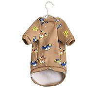 Doggy Dog Pullover Clothes Shirts Fleece Car Print Puppy Cute Winter Chihuahua(S)
