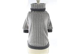 Doggy Dog Sweatshirt Pullover Shirts Sweaters Plain Gentleman Small Doggy Comfortable Autumn Yorkshire(Grau,L)