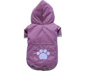 Doggy Dolly BD013 Big Dog Raincoat for Large Dogs Two Paws Pink Size S