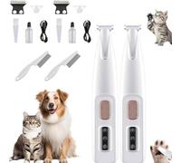 Doggy Kings 3 in 1 Electric Dog Trimmer, Multifunctional Pet Hair Clippers for Grooming with LED Light, Suitable for Pet Paws, Ears, Rump, Face, Eyes (2)