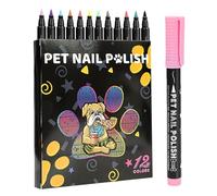 Doggy Nail Polish - Quick Drying Oil Pencils 12pcs Naiil Polishh Set | Safe Odorless Pet Naill Pens | Creative Accessories for Dogs Cats Small Pets