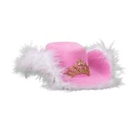 Doggy Parton Pink Cowgirl Hat with Tiara - M/L