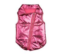 Doggy Parton Rhinestone Bomber Jacket for Dogs - X-Large