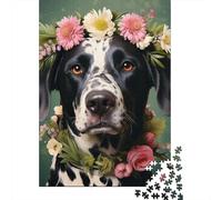 Doggy Portrait Paper 1000 Pieces Jigsaw Puzzles for Adults Jigsaw Puzzles for Adults 1000 Piece Puzzle Educational Games 1000pcs (38x26cm)
